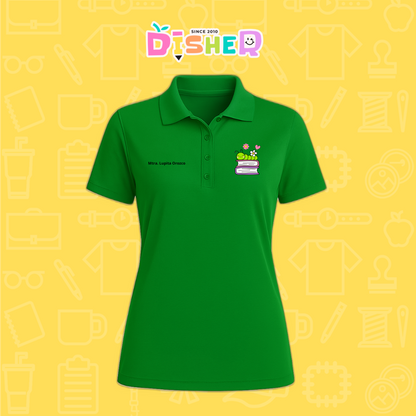 PBD-D-004 : Polo Bordada Dry Fit Dama I Gusanito libros