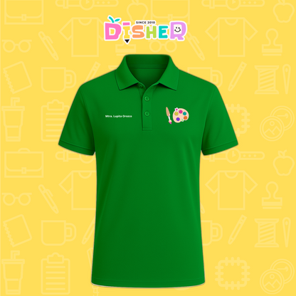 PBD-C-0058: Polo Bordada Dry Fit Caballero I  Acuarelas