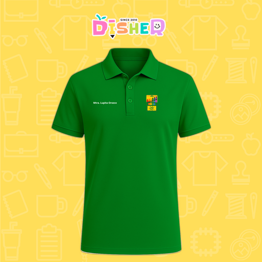 PBD-C-0059: Polo Bordada Dry Fit Caballero I  Crayolas cajita
