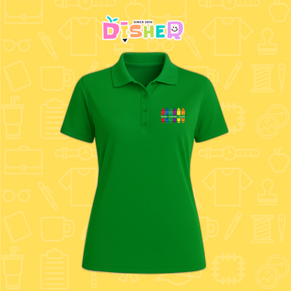 PBD-D-063: Polo Bordada Dry Fit Dama I Crayolitas emociones