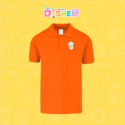 PBY-C-0057: Polo Bordada 50/50 Caballero I Lápiz nube