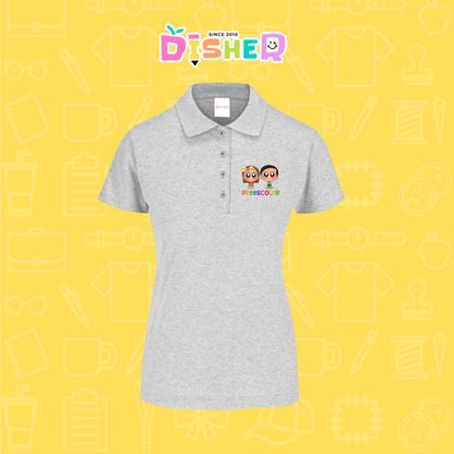 PBY-D-0002: Polo Bordada 50/50 Dama I Niños preescolar