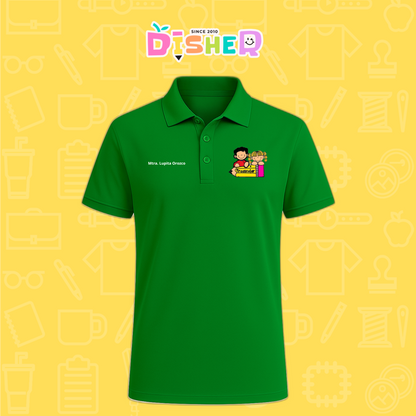 PBD-C-0081: Polo Bordada Dry Fit Caballero I Niños preescolar