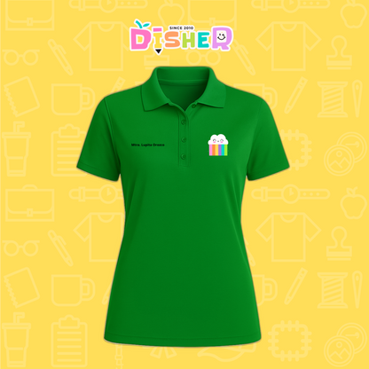 PBD-D-053: Polo Bordada Dry Fit Dama I Nubecita