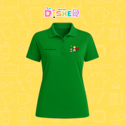PBD-D-014: Polo Bordada Dry Fit Dama I El principito