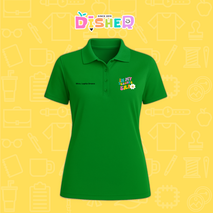 PBD-D-028: Polo Bordada Dry Fit Dama I In my teacher era