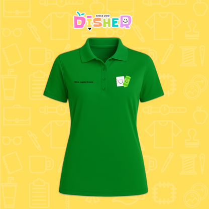 PBD-D-033: Polo Bordada Dry Fit Dama I Paper pencil