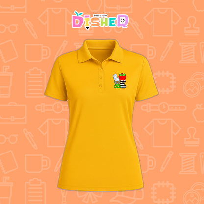 PBD-D-069: Polo Bordada Dry Fit Dama I Love