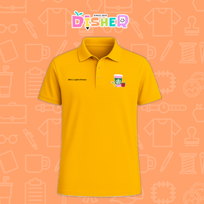 PBD-C-0037: Polo Bordada Dry Fit Caballero I Teacher Starbucks