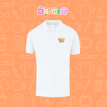 PBY-C-0042: Polo Bordada 50/50 Caballero I Amigas crayolas