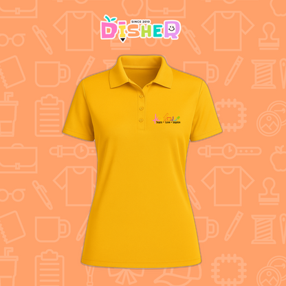 PBD-D-082: Polo Bordada Dry Fit Dama I Latidos