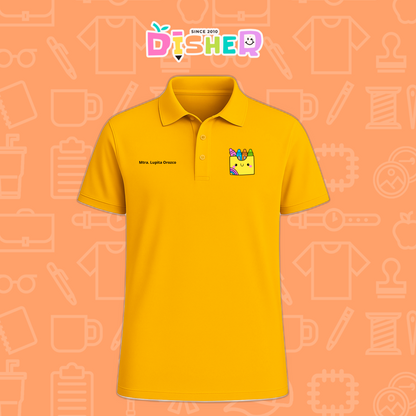 PBD-C-0016: Polo Bordada Dry Fit Caballero I Cajita crayola