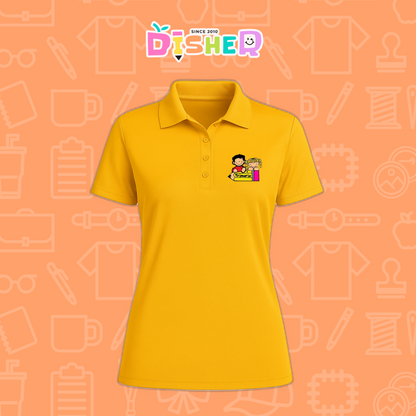 PBD-D-081: Polo Bordada Dry Fit Dama I Niños preescolar