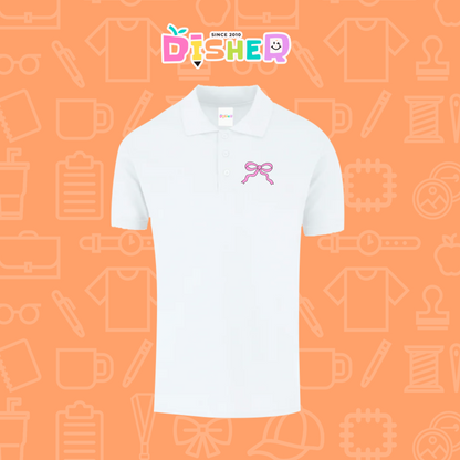 PBY-C-0048: Polo Bordada 50/50 Caballero I Moño girly