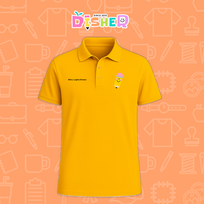 PBD-C-0031: Polo Bordada Dry Fit Caballero I Smile Pencil