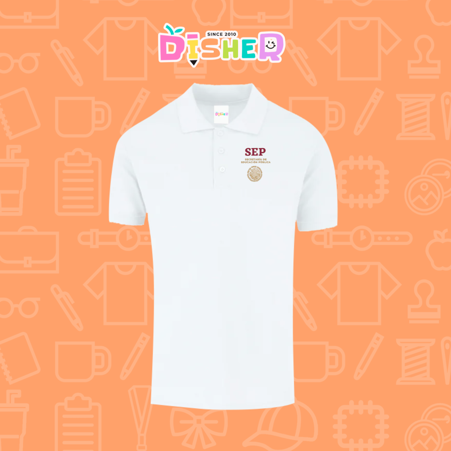 PBY-C-0095: Polo Bordada 50/50 Caballero I Sep