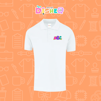 PBY-C-0043: Polo Bordada 50/50 Caballero I Abc flores