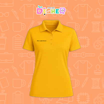 PBD-D-096: Polo Bordada Dry Fit Dama I Educación