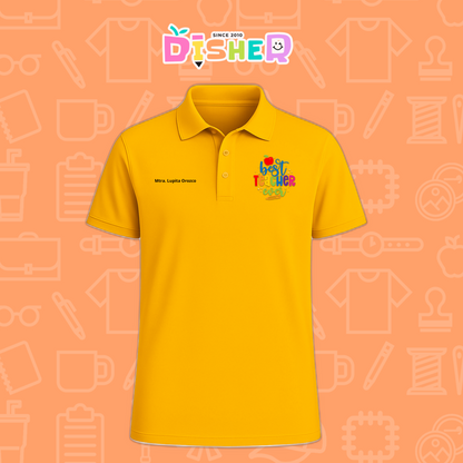 PBD-C-0076: Polo Bordada Dry Fit Caballero I  Best teacher ever