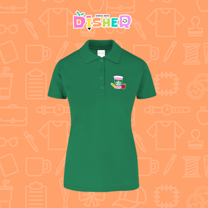 PBY-D-0037: Polo Bordada 50/50 Dama I Teacher starbucks