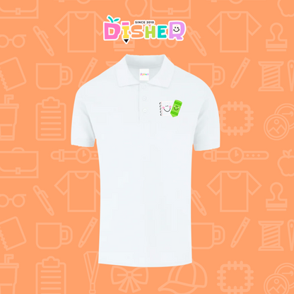 PBY-C-0033: Polo Bordada 50/50 Caballero I Papel pencil