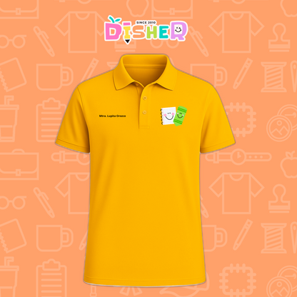 PBD-C-0033: Polo Bordada Dry Fit Caballero I Paper pencil