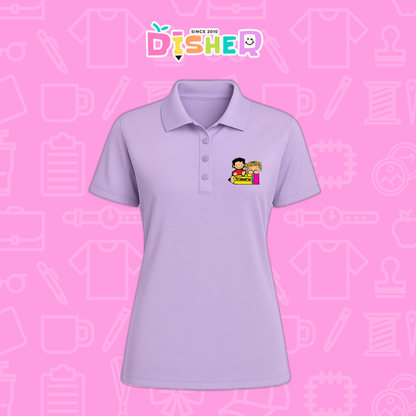 PBD-D-081: Polo Bordada Dry Fit Dama I Niños preescolar