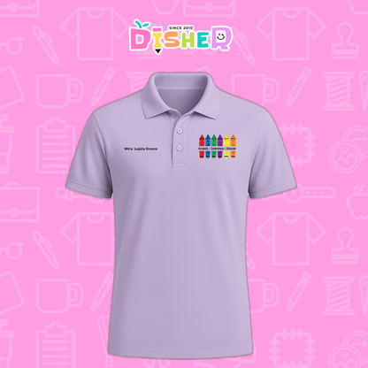 PBD-C-0063: Polo Bordada Dry Fit Caballero I  Crayolitas emociones