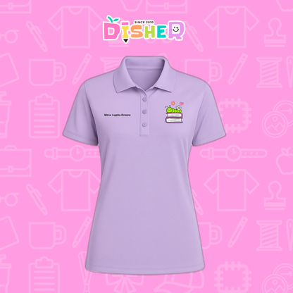 PBD-D-004 : Polo Bordada Dry Fit Dama I Gusanito libros