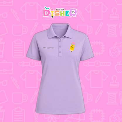 PBD-D-031: Polo Bordada Dry Fit Dama I Smile Pencil