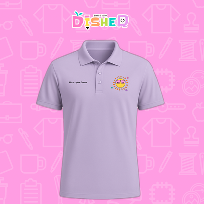 PBD-C-0051: Polo Bordada Dry Fit Caballero I Solecito