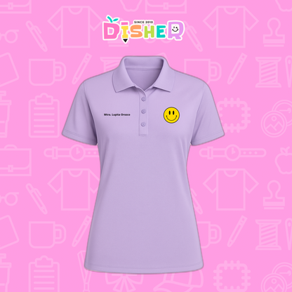 PBD-D-083: Polo Bordada Dry Fit Dama I Smily