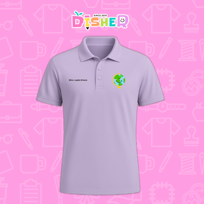 PBD-C-0034: Polo Bordada Dry Fit Caballero I Smile World