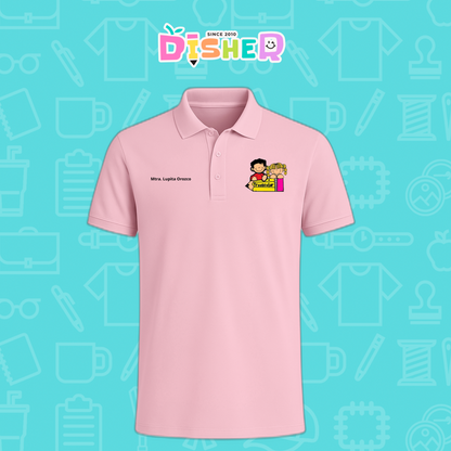 PBD-C-0081: Polo Bordada Dry Fit Caballero I Niños preescolar