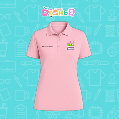 PBD-D-004 : Polo Bordada Dry Fit Dama I Gusanito libros