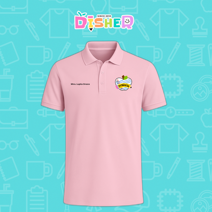 PBD-C-0094: Polo Bordada Dry Fit Caballero I Corazón papel secundaria