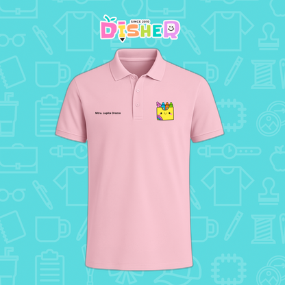 PBD-C-0016: Polo Bordada Dry Fit Caballero I Cajita crayola