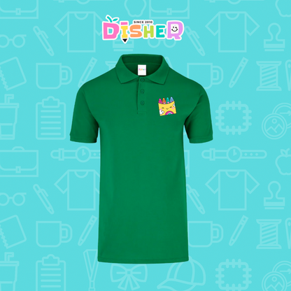 PBY-C-0054: Polo Bordada 50/50 Caballero I Cajita sonriente