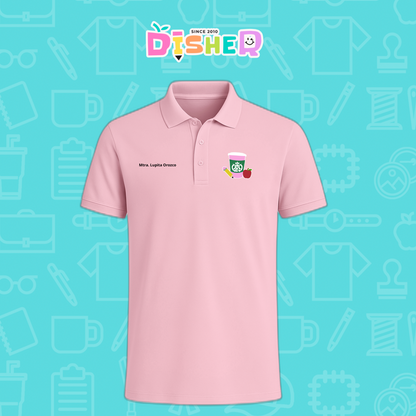 PBD-C-0037: Polo Bordada Dry Fit Caballero I Teacher Starbucks