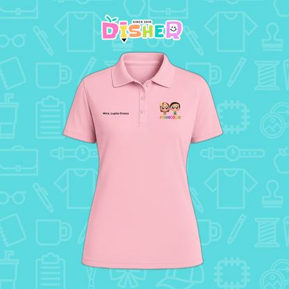 PBD-D-003 : Polo Bordada Dry Fit Dama I Starcitos Preescolar
