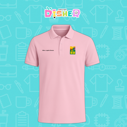 PBD-C-0059: Polo Bordada Dry Fit Caballero I  Crayolas cajita