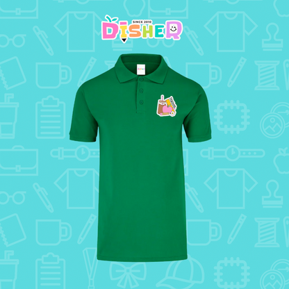 PBY-C-0036: Polo Bordada 50/50 Caballero I Teacher coffe