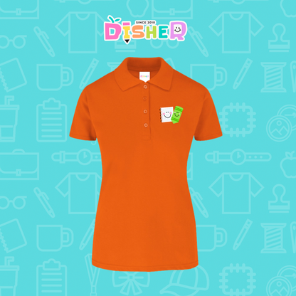 PBY-D-0033: Polo Bordada 50/50 Dama I  Paper pencil