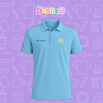 PBD-C-0049: Polo Bordada Dry Fit Caballero I  Lápiz moño