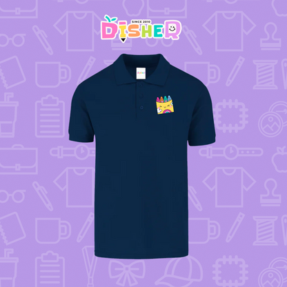 PBY-C-0054: Polo Bordada 50/50 Caballero I Cajita sonriente