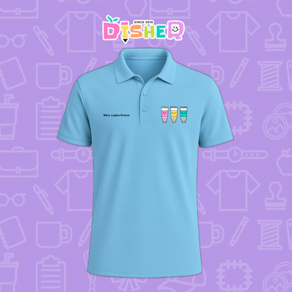 PBD-C-0056: Polo Bordada Dry Fit Caballero I Pinturas acrílicas