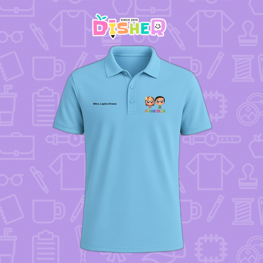 PBD-C-002: Polo Bordada Dry Fit Caballero I Starcitos preescolar