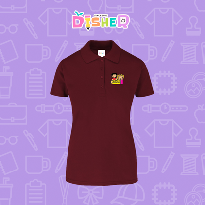 PBY-D-0080: Polo Bordada 50/50 Dama I Niños primaria