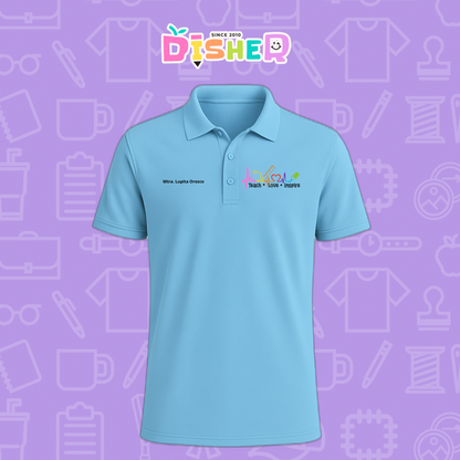 PBD-C-0082: Polo Bordada Dry Fit Caballero I Latidos