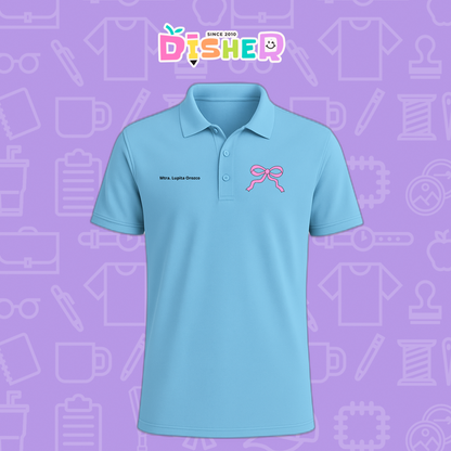 PBD-C-0048: Polo Bordada Dry Fit Caballero I  Moño girly